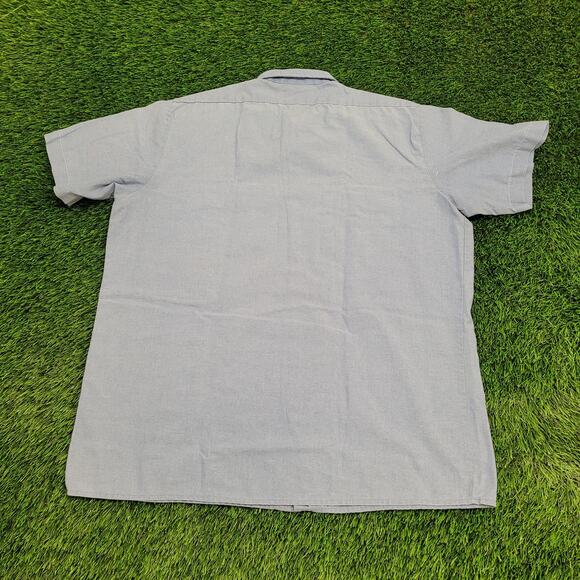 Vintage Dickies Work Button Shirt XL 26x31 Baggy Chambray - Picture 2 of 11